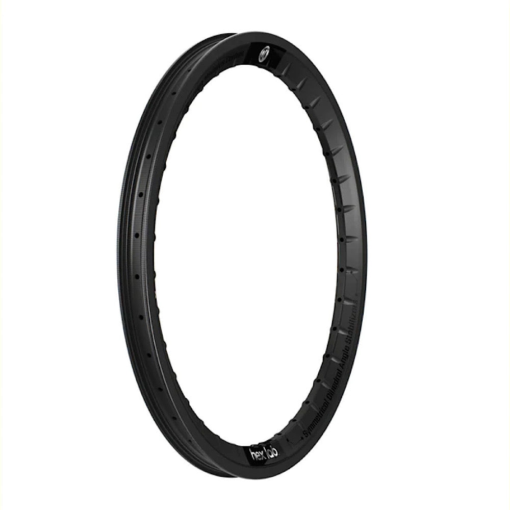 BOX HEX LAB CARBON BMX 20 X 1.75" REAR RIM BLACK