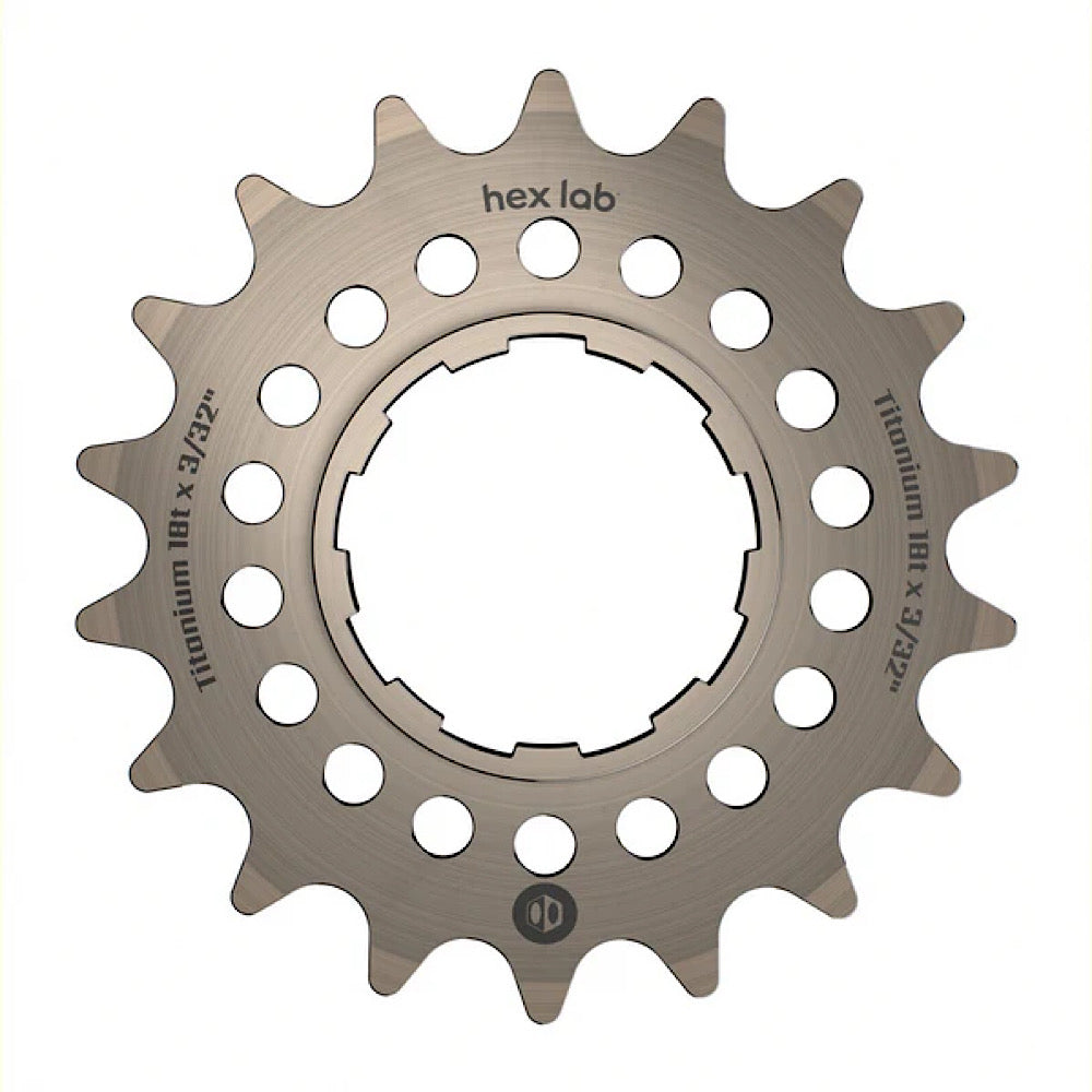 HEX LAB TITANIUM COG 3/32"