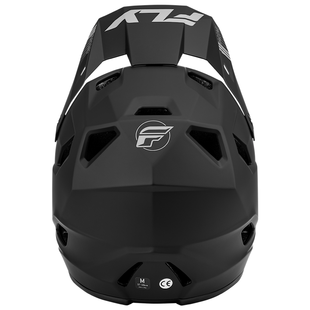FLY RACING RAYCE HELMET MATTE BLACK SLANT