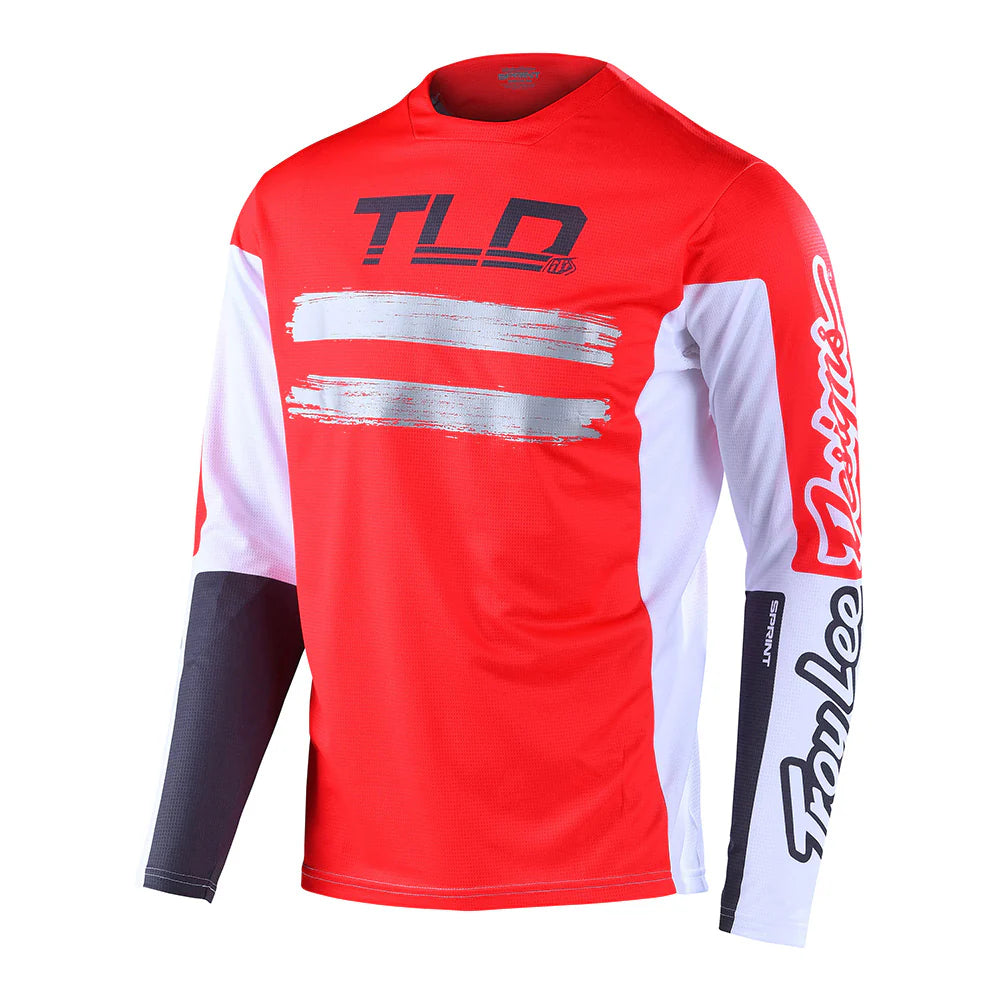 TROY LEE YOUTH SPRINT JERSEY MARKER RED/CHARCOAL