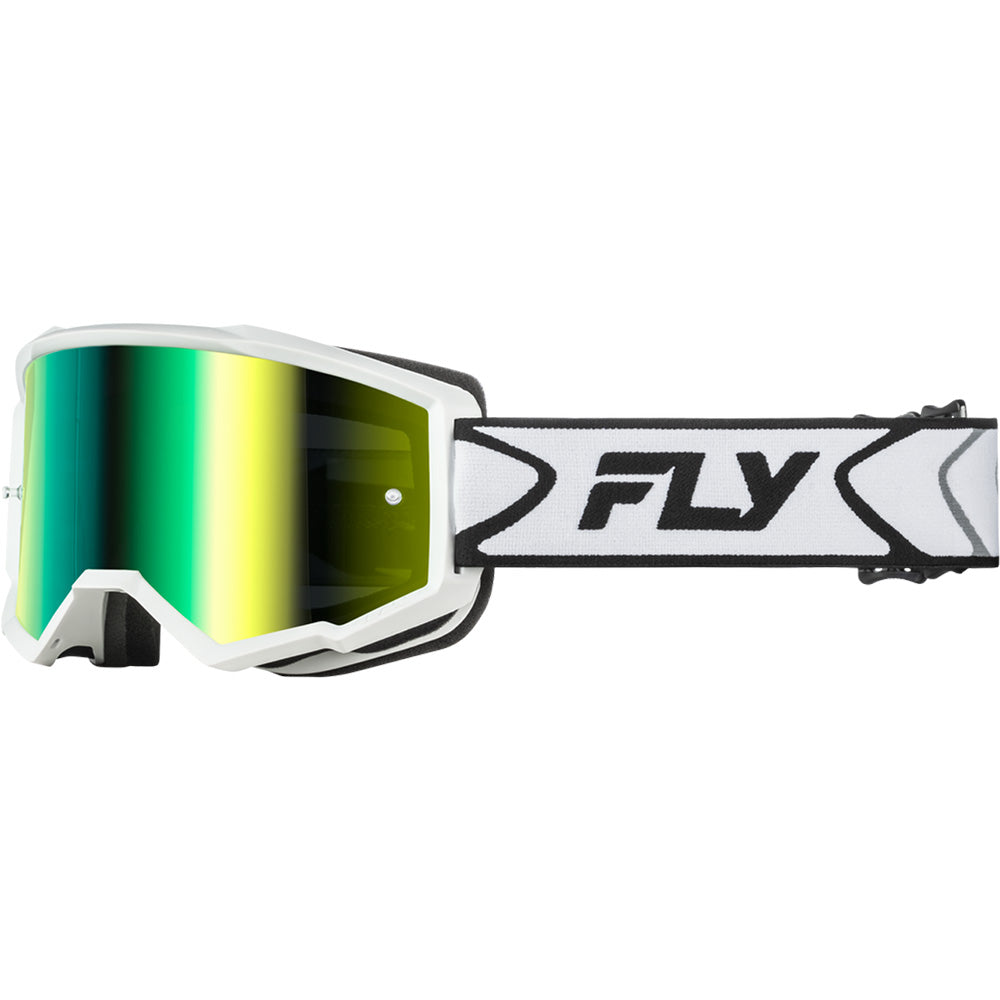 fly racing goggles Zone Goggles-White/Black w/Iridescent Green Mirror Lens, Youth Farbe:MONO ORANGE or BMX goggles All STL Generators for easy-returns-icon