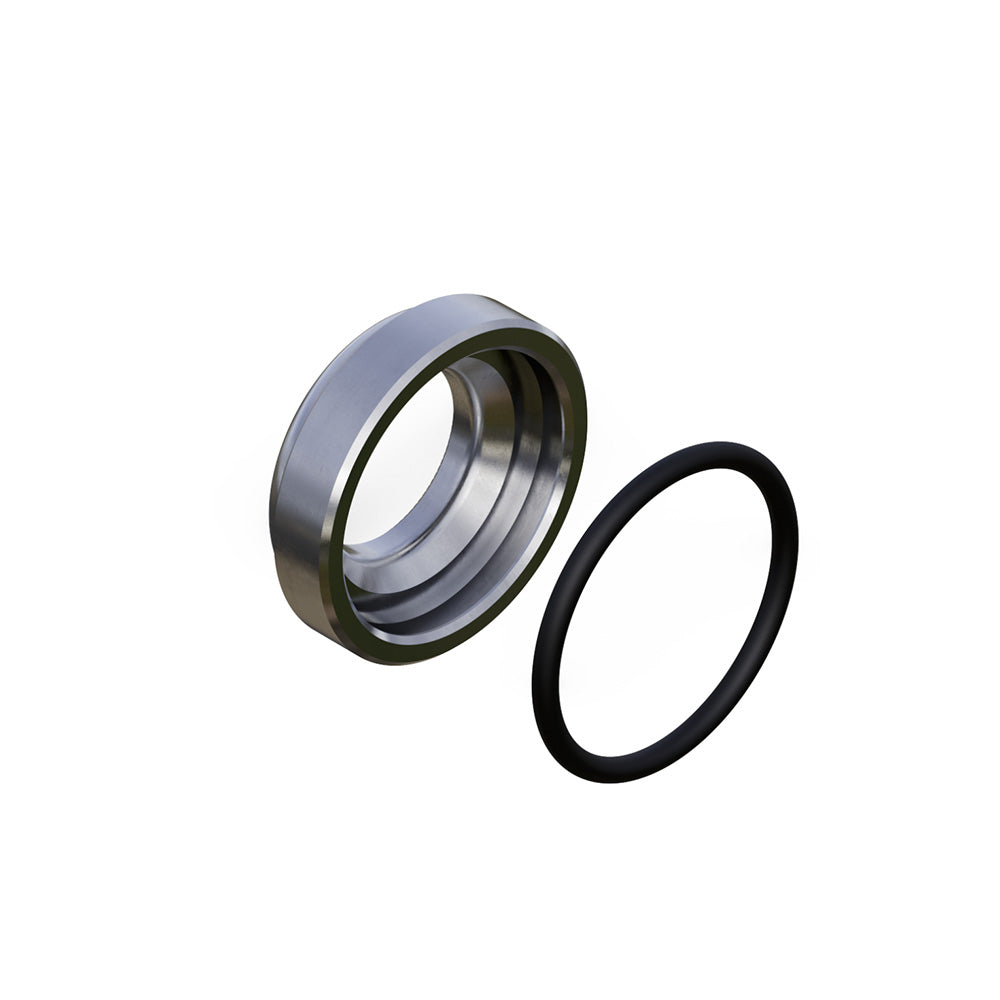 ONYX ULTRA SS Endcap Assembly, Knurled - Left, 15mm Thru