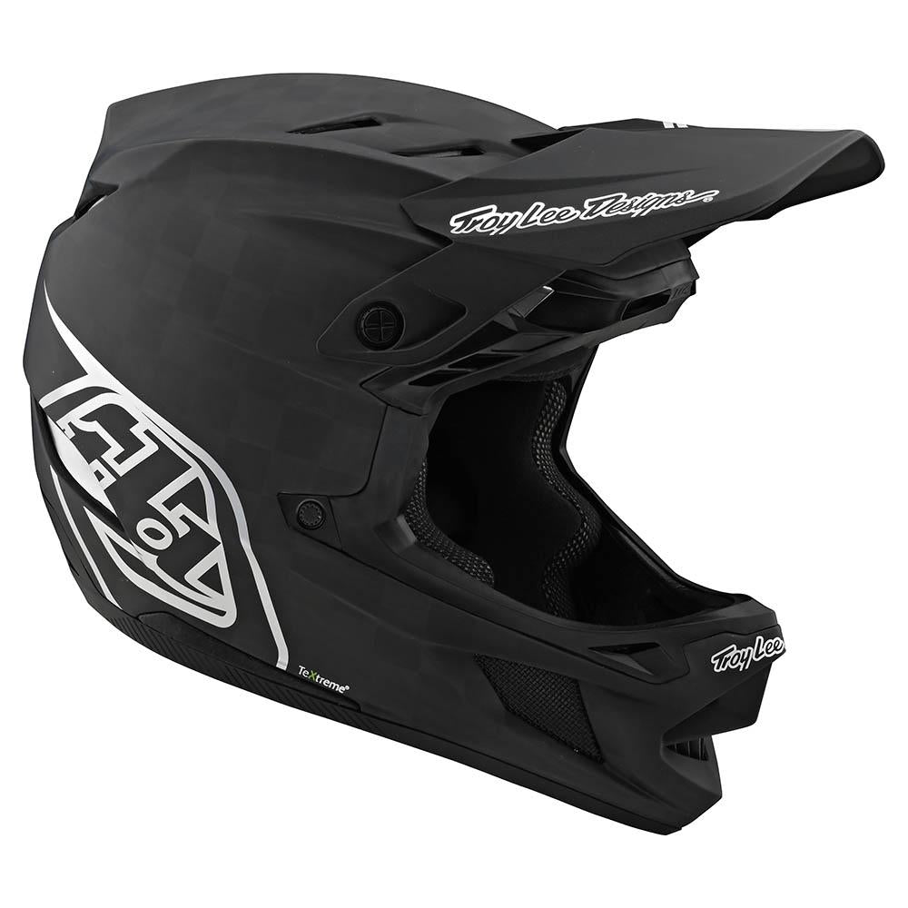 TROY LEE D4 CARBON STEALTH BLACK / SILVER