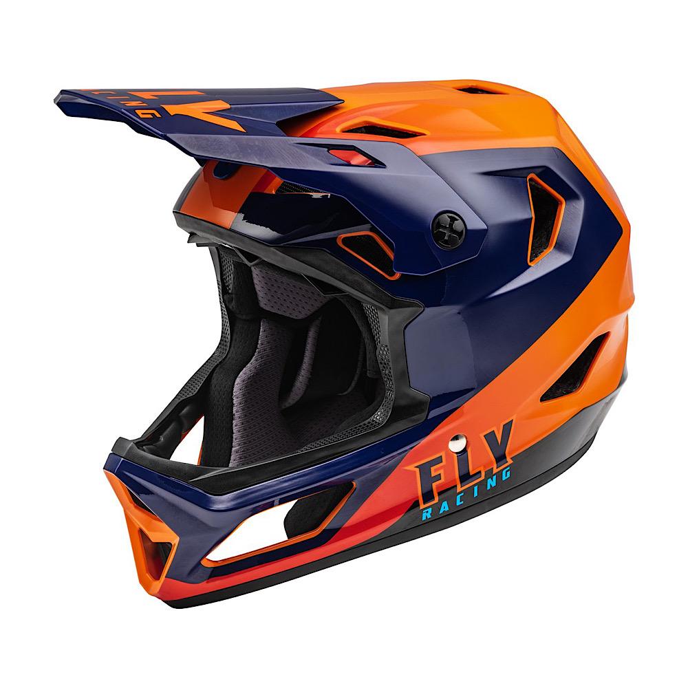 FLY RACING RAYCE HELMET - NAVY/ORG/RED