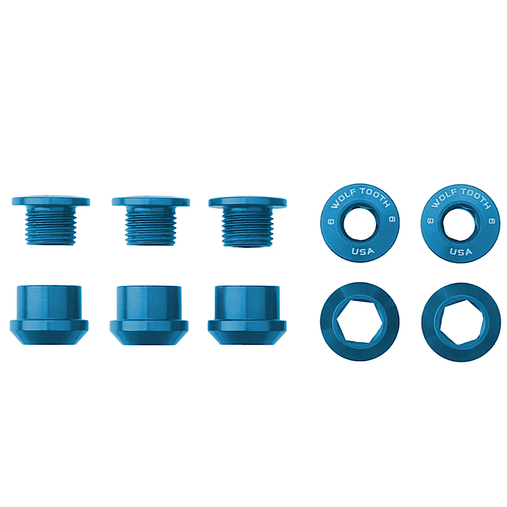 WOLF TOOTH 6MM CHAINRING BOLT/5 PACK