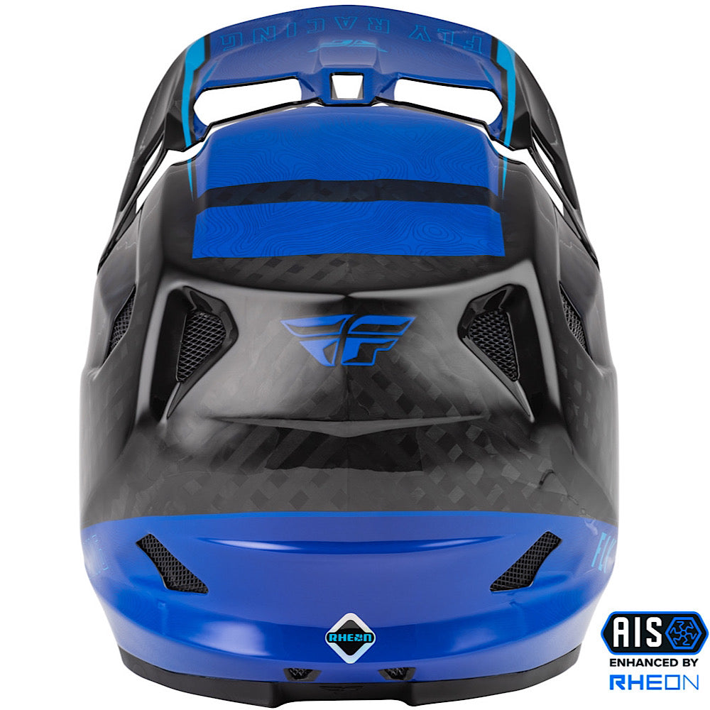 FLY RACING WERX-R CARBON HELMET BLUE/CARBON