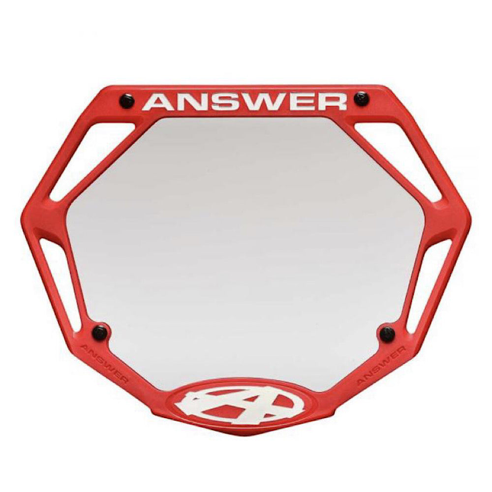 ANSWER 3D PRO NUMBER PLATE