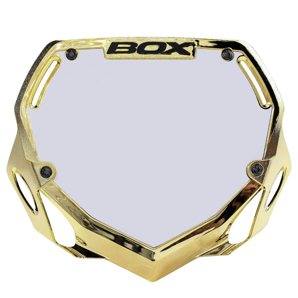 BOX TWO NUMBER PLATE LARGE CHROME