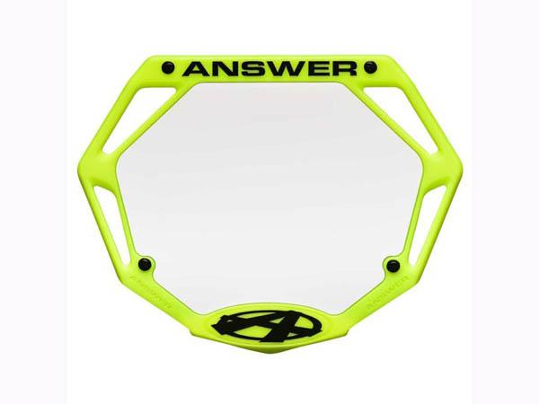 ANSWER 3D PRO NUMBER PLATE