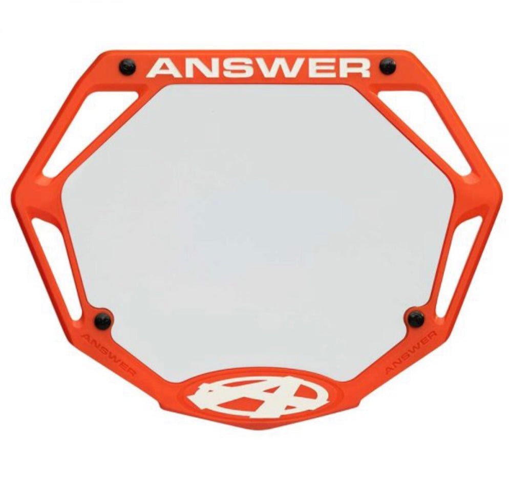 ANSWER 3D PRO NUMBER PLATE