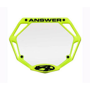 ANSWER 3D MINI NUMBER PLATE
