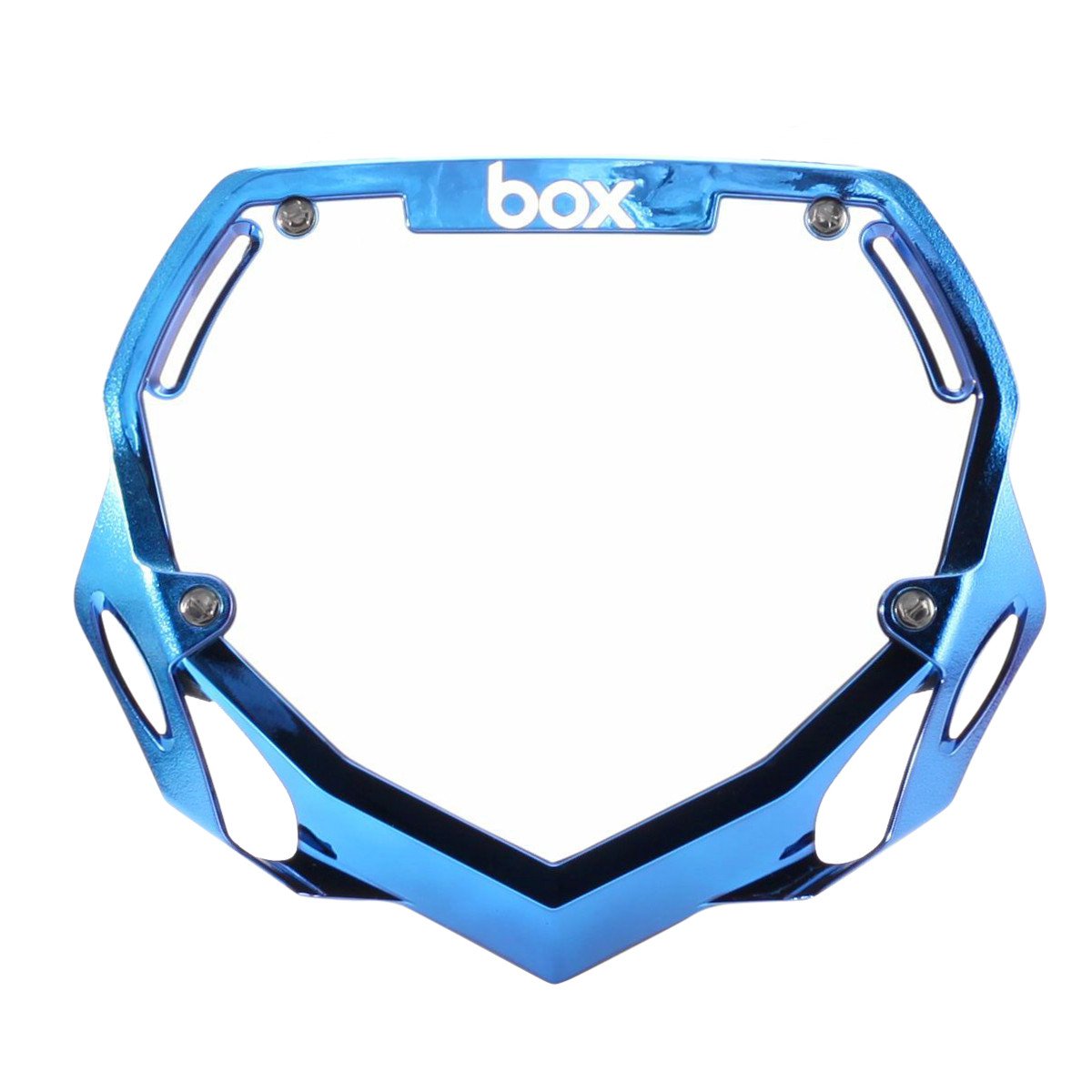BOX TWO NUMBER PLATE LARGE CHROME