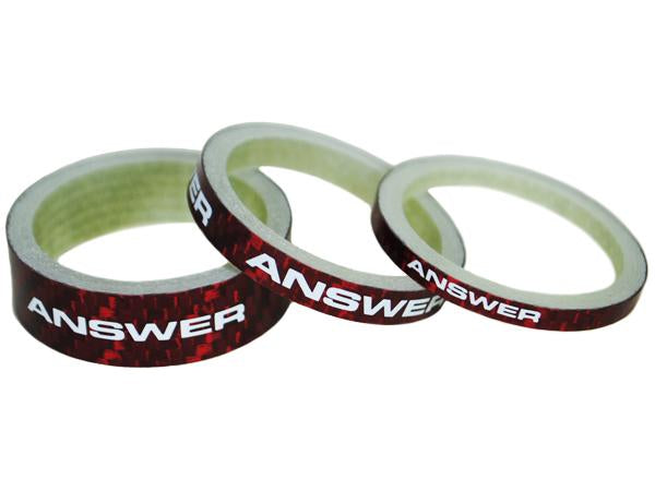 ANSWER CARBON HEADSET SPACER KIT 1"