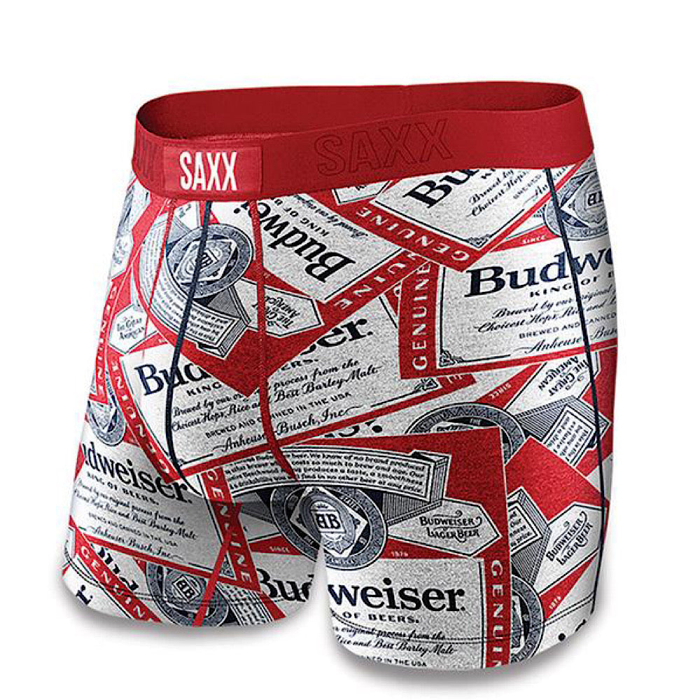 SAXX VIBE BOXER BRIEF - BUDWEISER LABEL