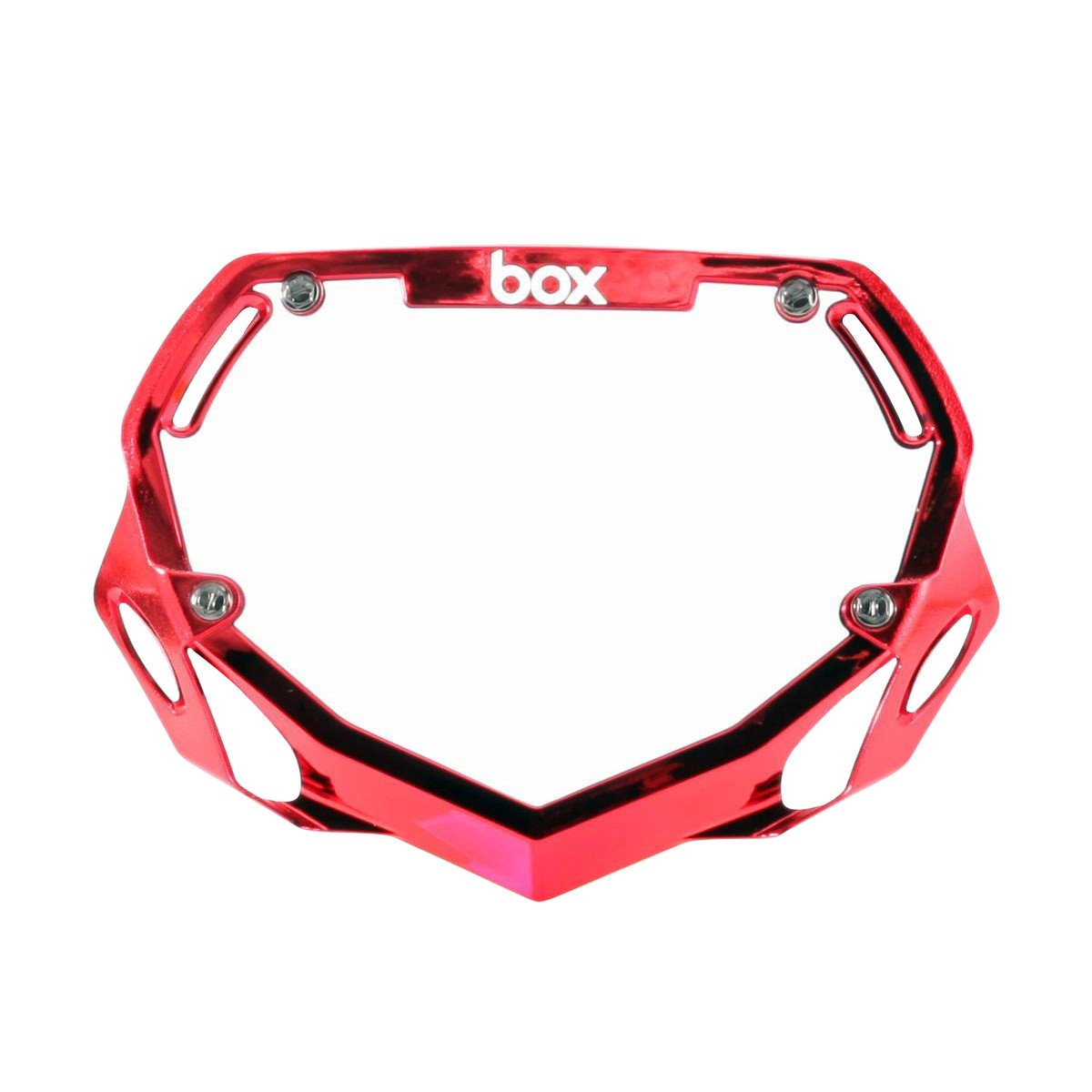 BOX TWO NUMBER PLATE SMALL CHROME