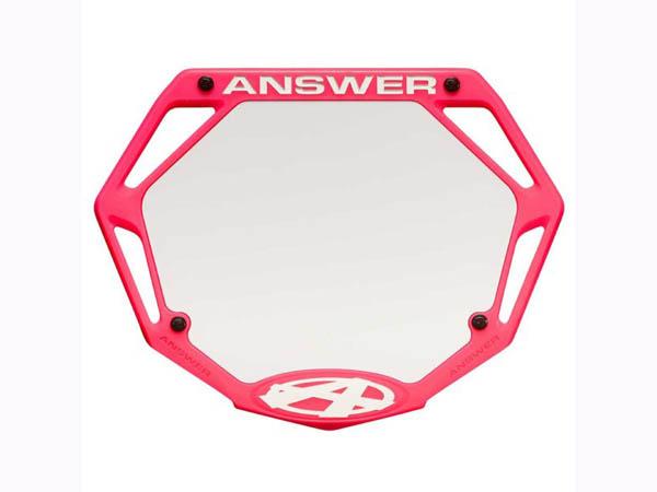 ANSWER 3D PRO NUMBER PLATE