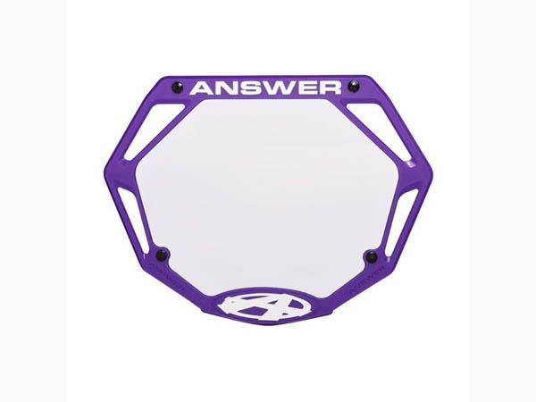 ANSWER 3D PRO NUMBER PLATE