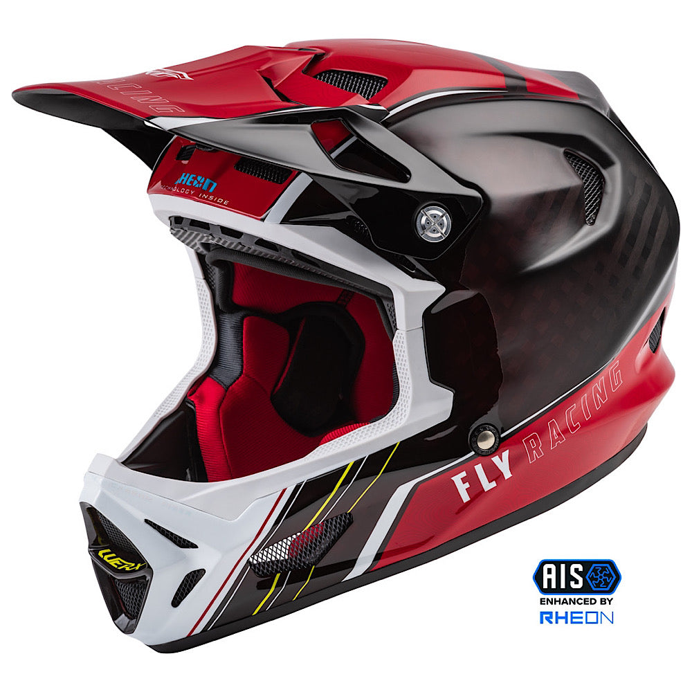FLY RACING WERX-R CARBON HELMET RED/CARBON