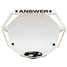 ANSWER 3D PRO NUMBER PLATE