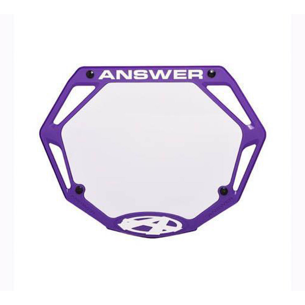 ANSWER 3D MINI NUMBER PLATE