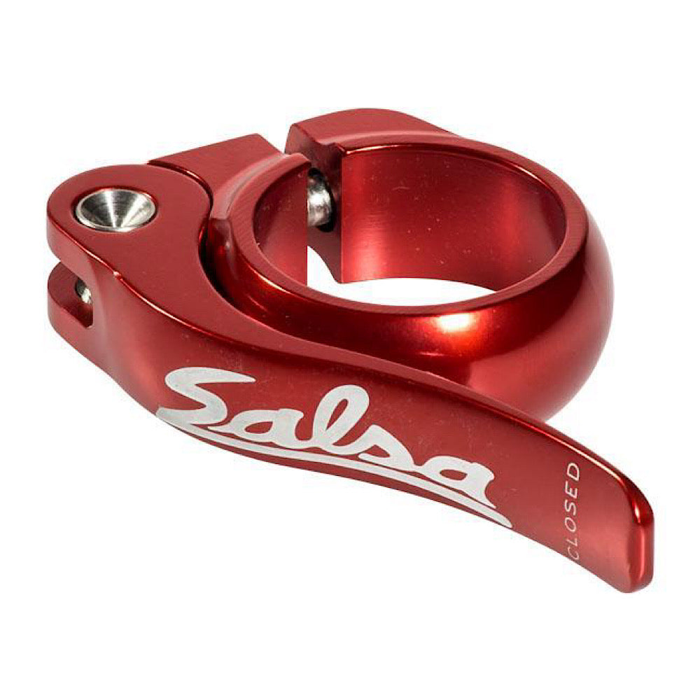 salsa sattelstütze QUICK RELEASE SEAT CLAMP Color:Smoke/Grey/Grey Helmet With Night Vision The Guide Deluxe Seatpost Category:E Bike City / Urban_Aluminium 46T
