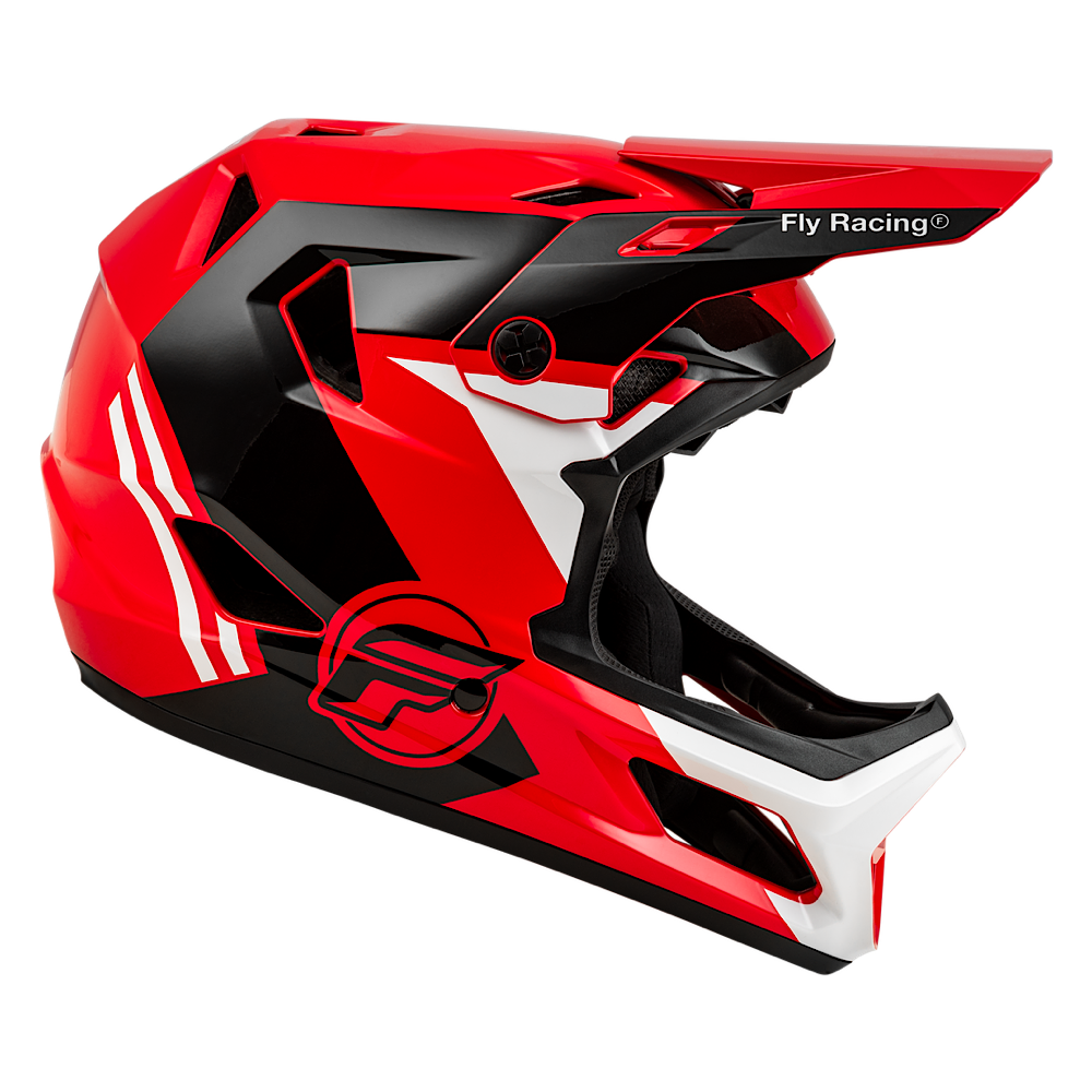 FLY RACING RAYCE HELMET RED/BLACK/WHITE