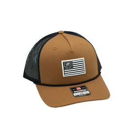FULL TILT FLAG BADGED TRUCKER HAT (CENTERED LOGO)