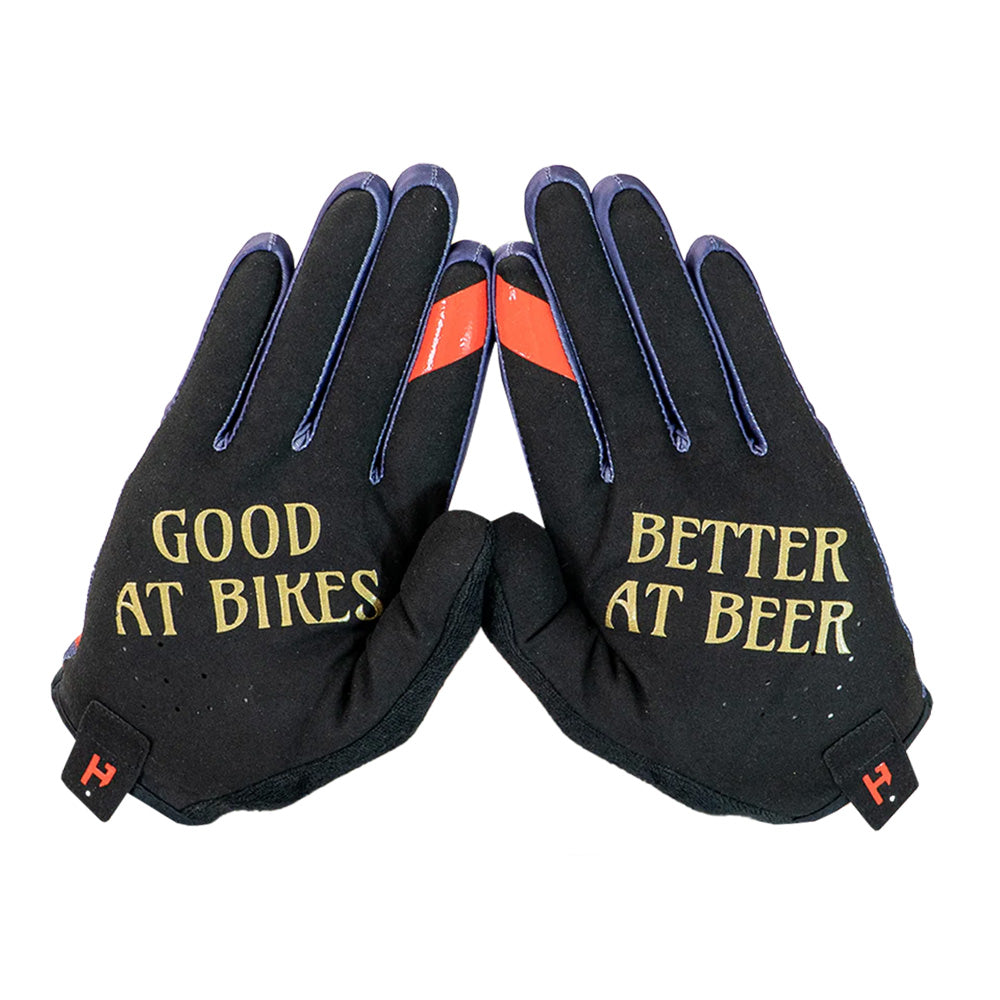 HAND UP GLOVES PABST CHECKERED STRIPE