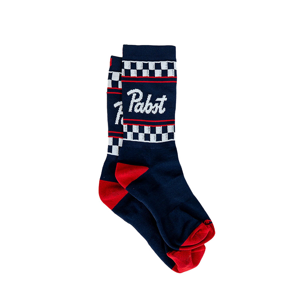 HAND UP TECH SOCK PABST RACING - NAVY