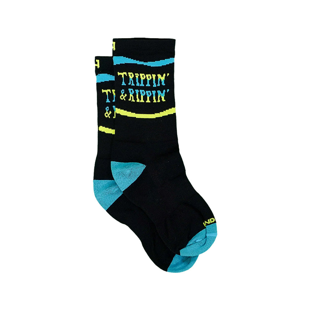 HAND UP TECH SOCK TRIPPIN & RIPPIN GREEN/YELLOW