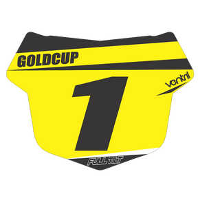 FULL TILT OFFICIAL GOLD CUP NUMBER PLATE INSERTS