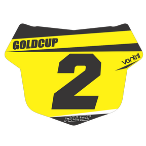 FULL TILT OFFICIAL GOLD CUP NUMBER PLATE INSERTS