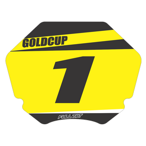 FULL TILT OFFICIAL GOLD CUP NUMBER PLATE INSERTS