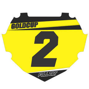 FULL TILT OFFICIAL GOLD CUP NUMBER PLATE INSERTS