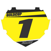FULL TILT OFFICIAL GOLD CUP NUMBER PLATE INSERTS