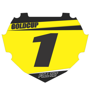 FULL TILT OFFICIAL GOLD CUP NUMBER PLATE INSERTS