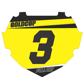 FULL TILT OFFICIAL GOLD CUP NUMBER PLATE INSERTS