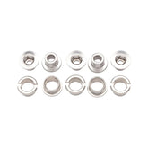 PROBLEM SOLVERS DOUBLE CHAINRING BOLTS ALLOY- SILVER