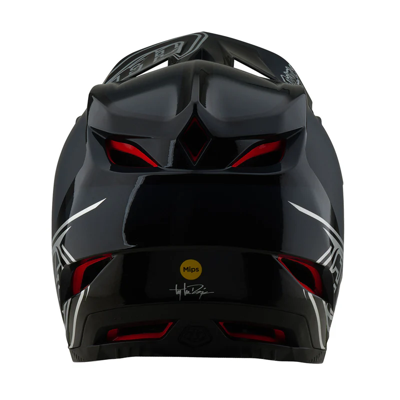 TROY LEE DESIGN D4 POLYACRYLITE SHADOW HELMET