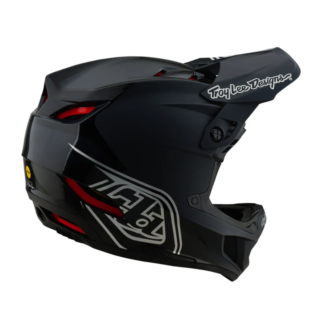 TROY LEE DESIGN D4 POLYACRYLITE SHADOW HELMET