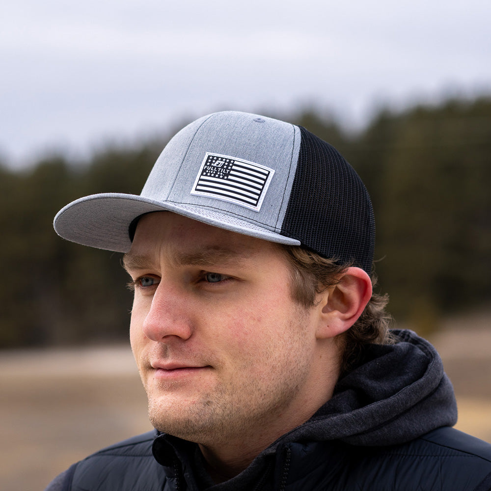 FULL TILT FLAG BADGED TRUCKER HAT