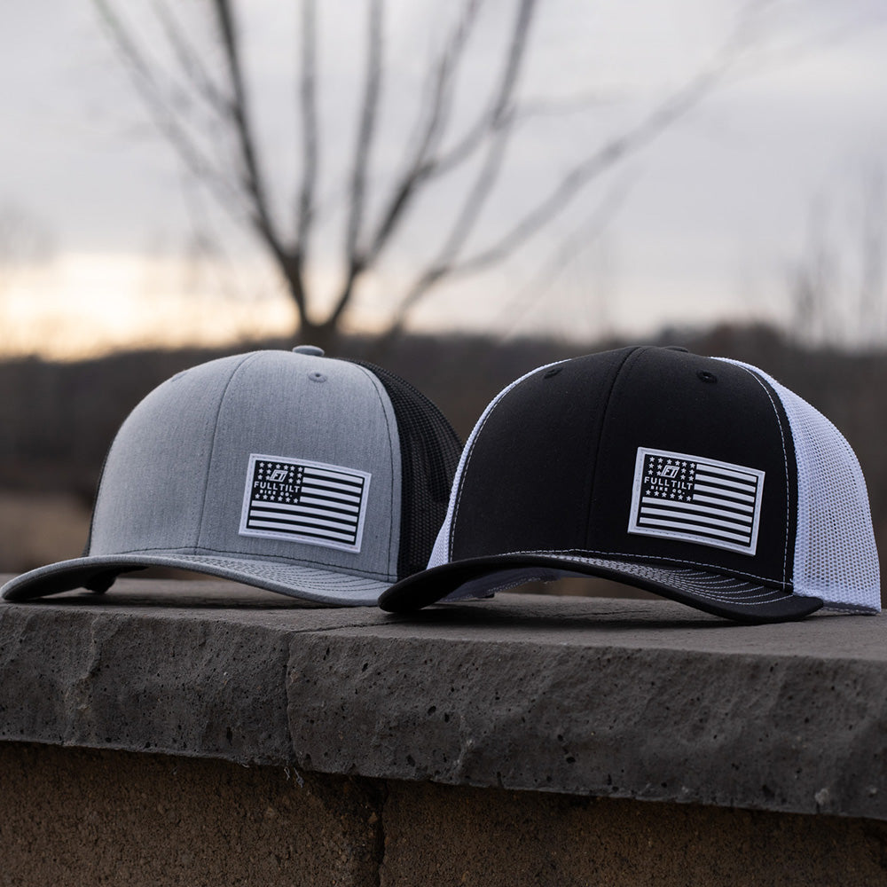 FULL TILT FLAG BADGED TRUCKER HAT