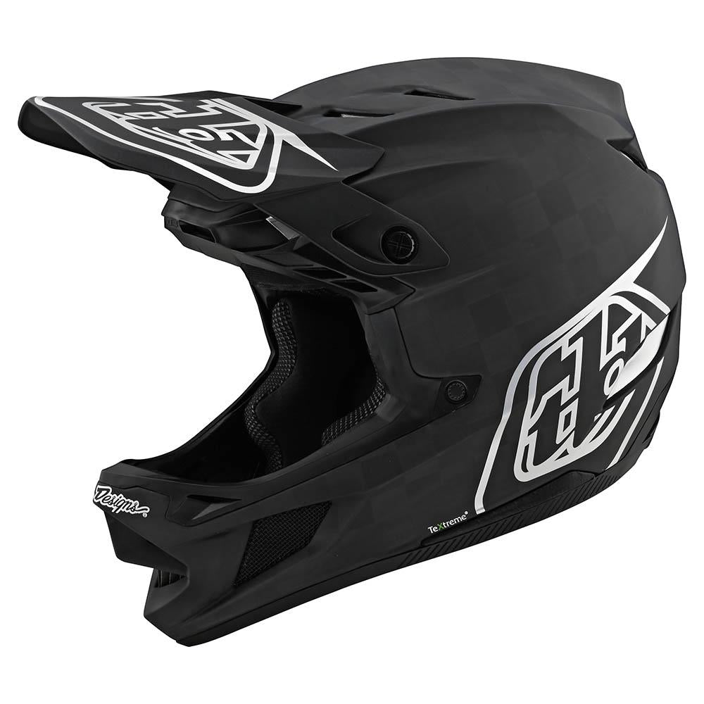 TROY LEE D4 CARBON STEALTH BLACK / SILVER