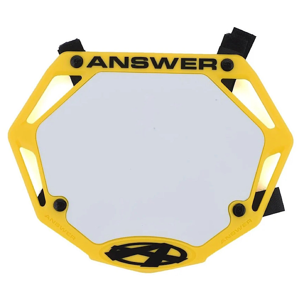 ANSWER 3D MINI NUMBER PLATE