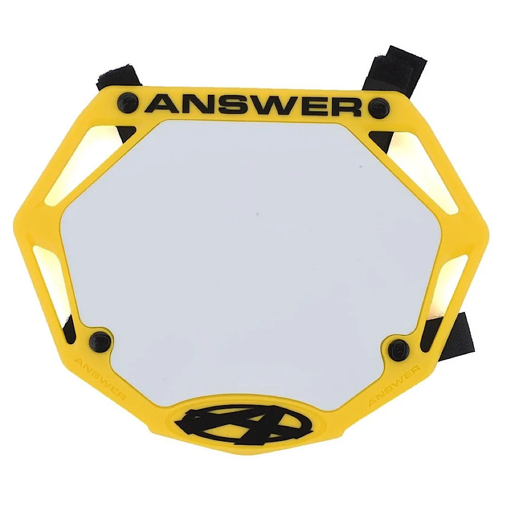 ANSWER 3D PRO NUMBER PLATE