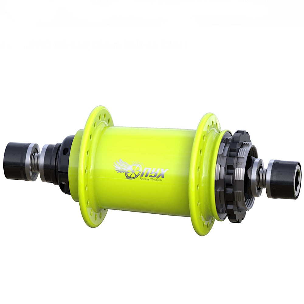 最高級のスーパー ONYX PRO HUB 110/10MM BOLT REAR 砂利・石・枕木