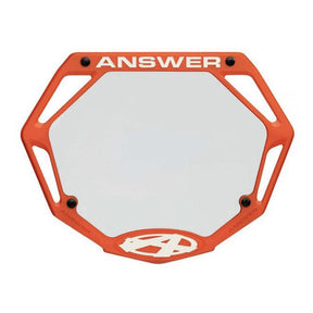 ANSWER 3D MINI NUMBER PLATE