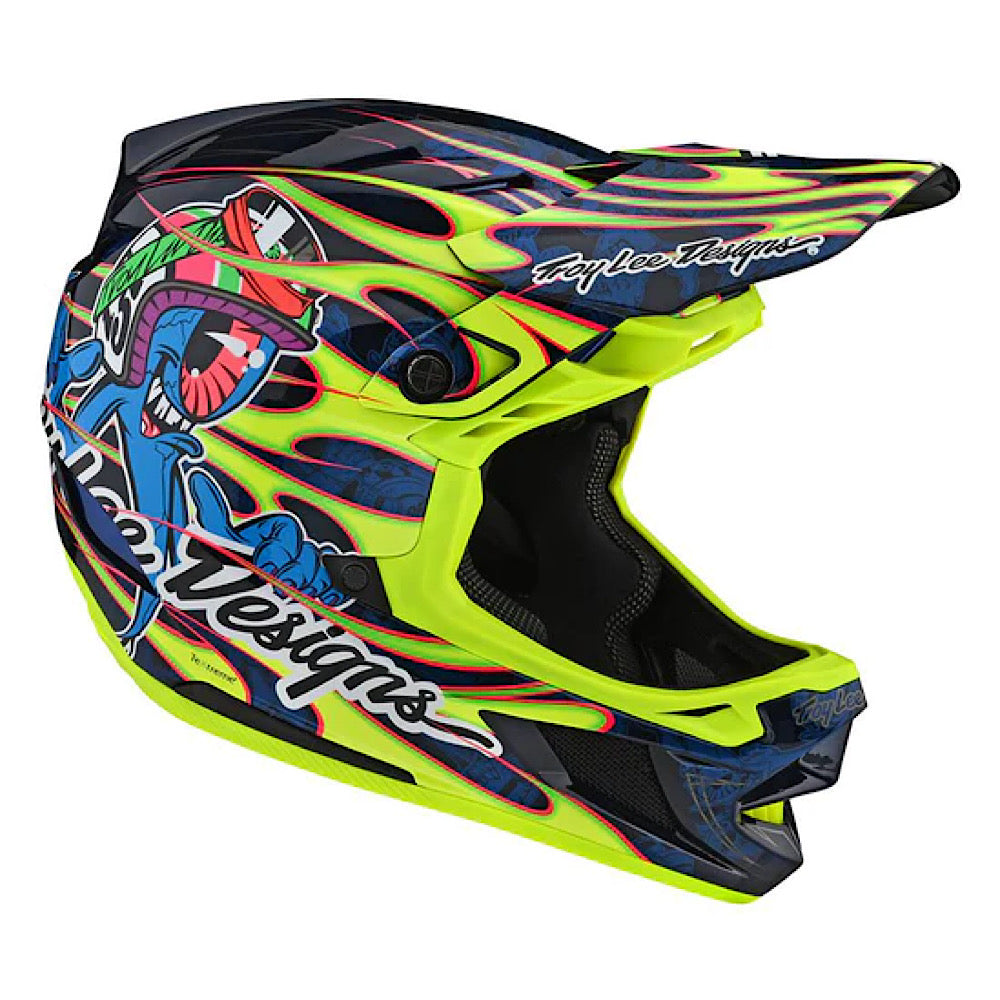 TROY LEE D4 COMPOSITE EYEBALL FLO YELLOW