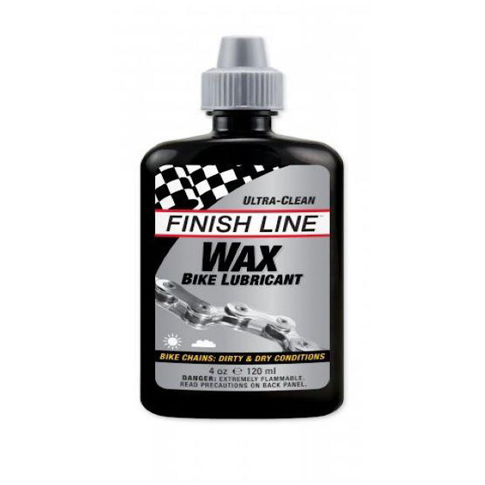 FINISH LINE WAX BIKE CHAIN LUBE - 4 FL OZ DRIP