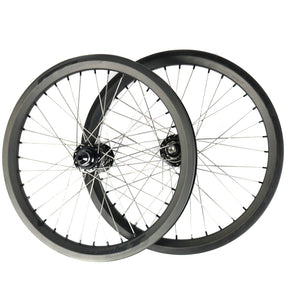 COMPLETE WHEELSET - TSQUARED CARBON 20x1 1/8- 1 3/8 ONYX OHMS